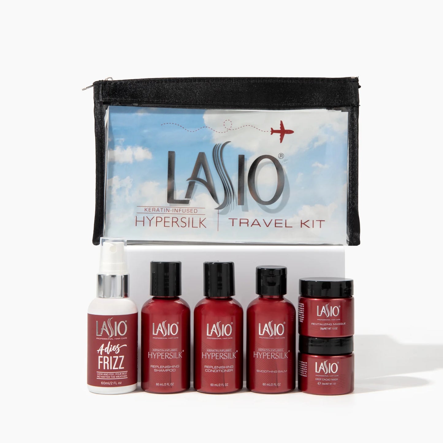 Fly Frizz-Free | Travel Kit | TSA-Approved Mini Haircare Essentials for Smooth, Frizz-Free Hair Anywhere