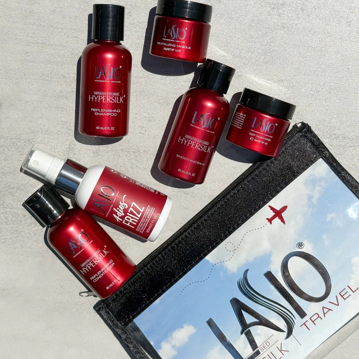 Fly Frizz-Free | Travel Kit | TSA-Approved Mini Haircare Essentials for Smooth, Frizz-Free Hair Anywhere