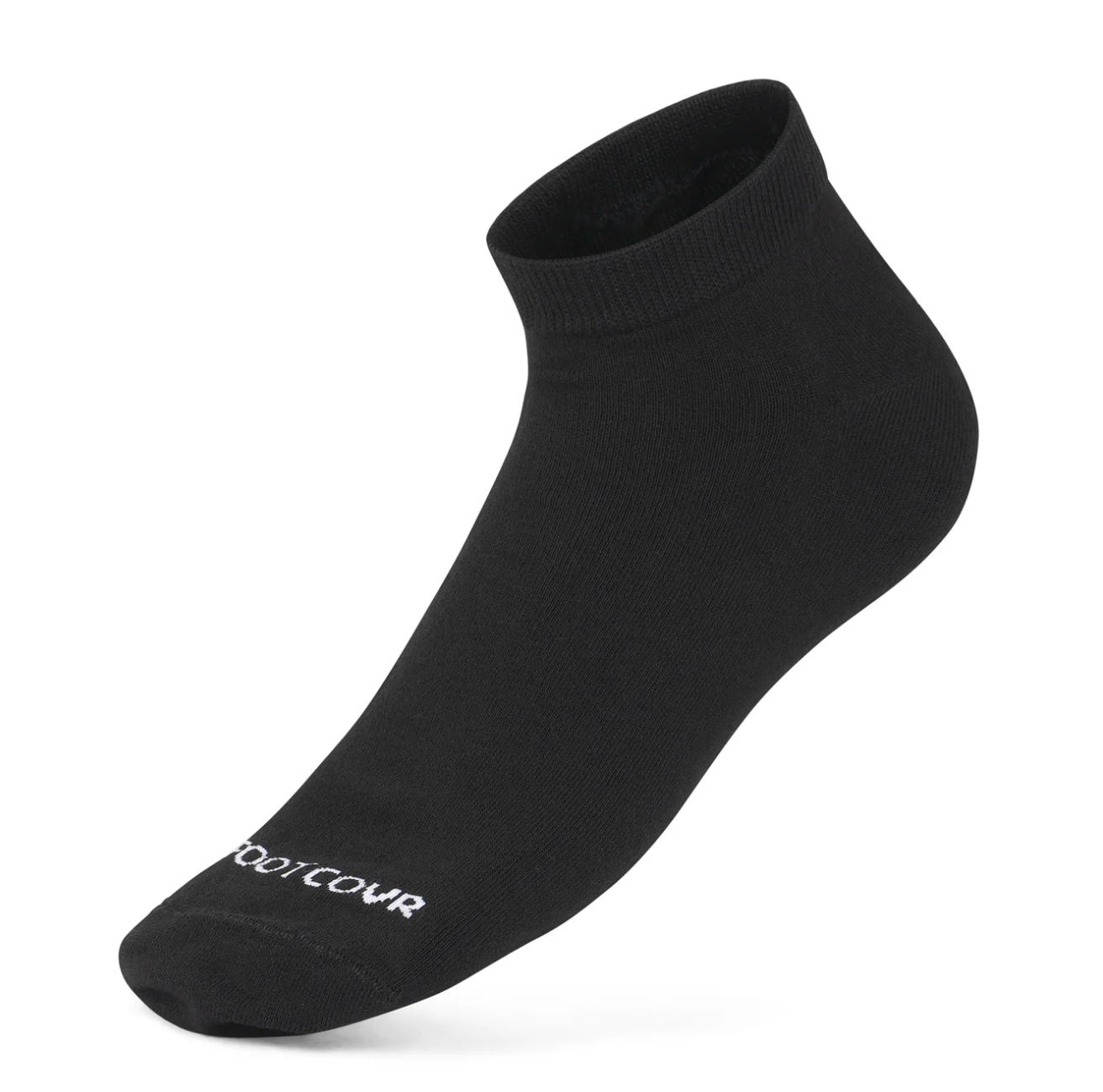 Footcovr Black Low Ankle Socks - 6 pair